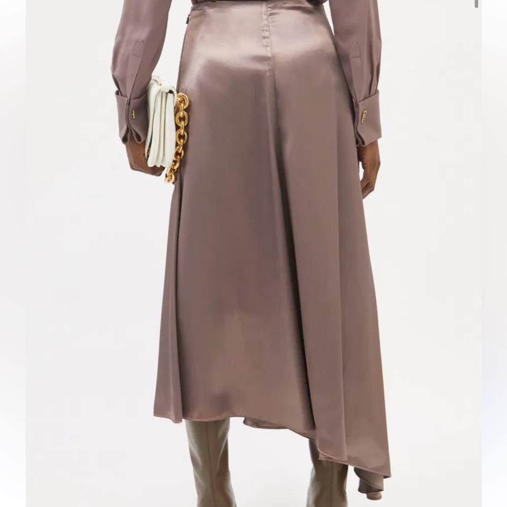 Fendi Asymmetric Silk Skirt NWT